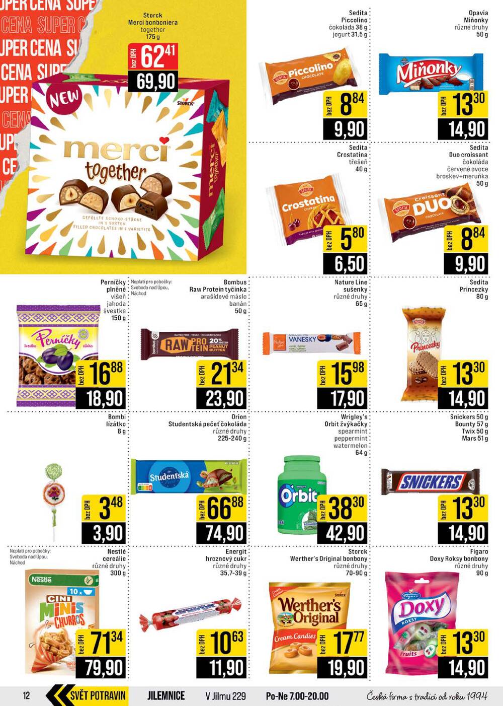 JIP Cash & Carry České Budějovice, Most, Náchod, Polička, Sušice a Svoboda nad Úpou od 18.2. do 24.2.2026