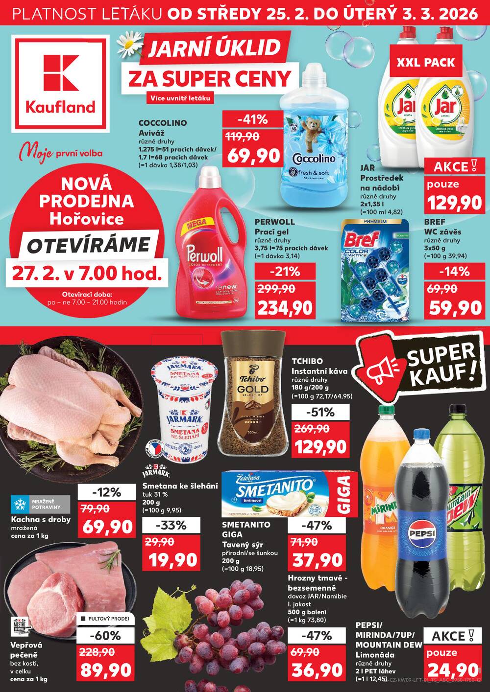Leták Kaufland - Kaufland 25.2. - 3.3. - Kaufland - Litoměřice - strana 1