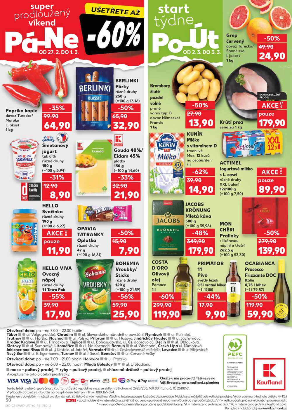 Kaufland 25.2. - 3.3. - Kaufland - Děčín