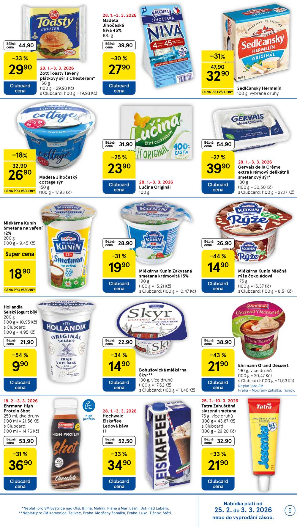 Leták Tesco - Tesco supermarkety od 25.2. do 3.3.2026 - strana 5