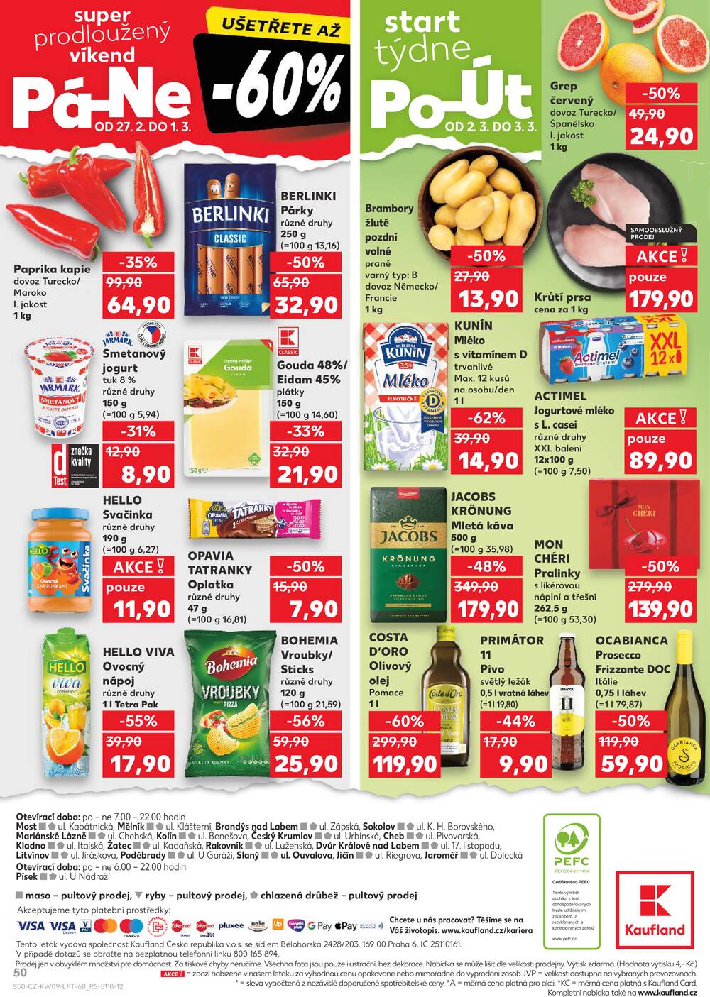 Kaufland 25.2. - 3.3. - Kaufland - Marianské Lázně