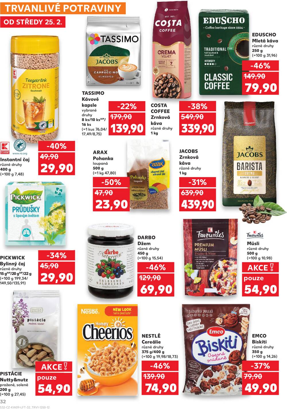 Leták Kaufland - Kaufland 25.2. - 3.3. - Kaufland - Žatec - strana 32