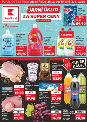 Leták Kaufland 25.2. - 3.3. - Kaufland - Kyjov