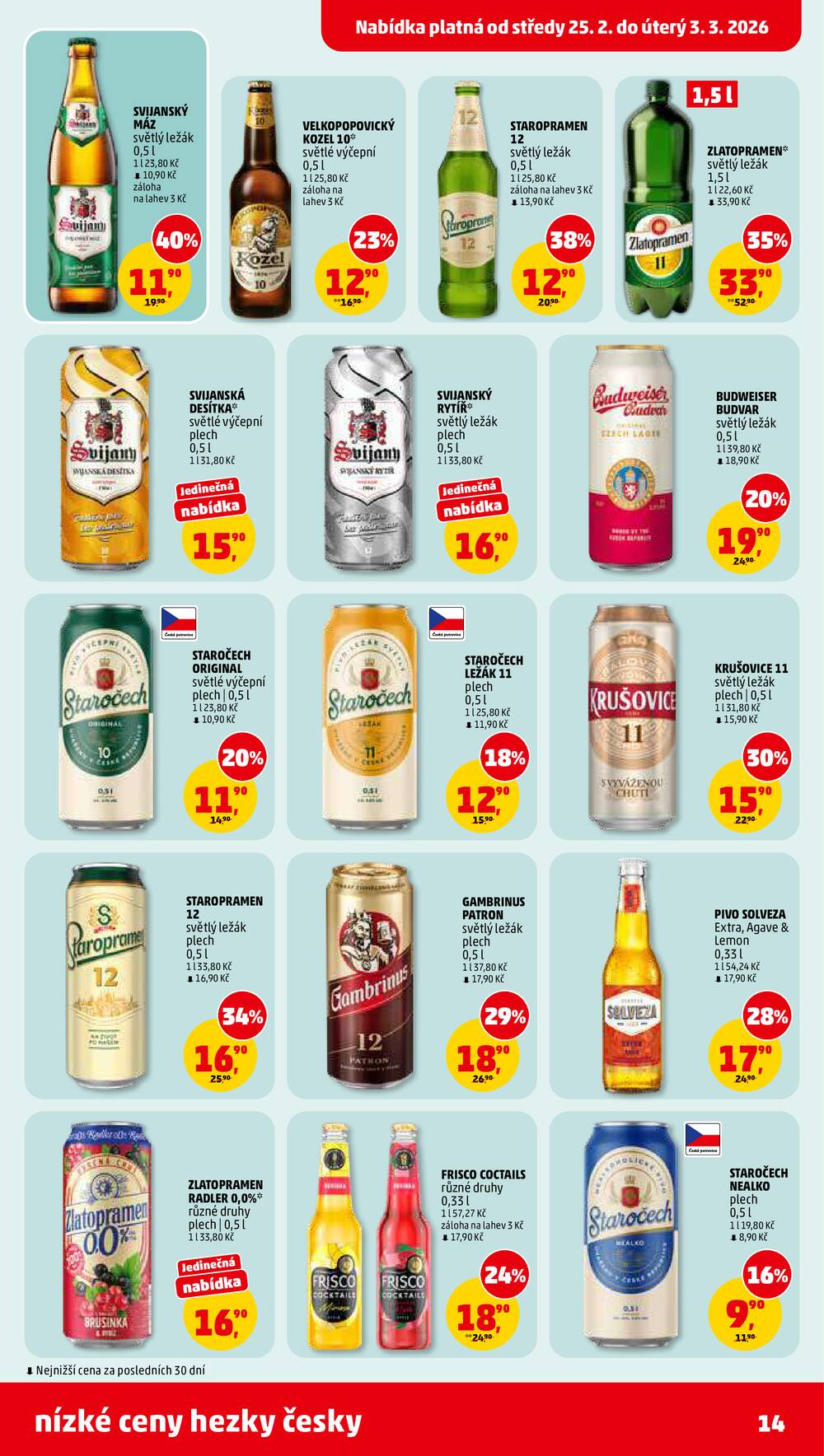 Leták Penny Market - Penny Market od 25.2. do 3.3.2026 - strana 14 Leták Penny Market - Penny Market od 25.2. do 3.3.2026 - strana 14