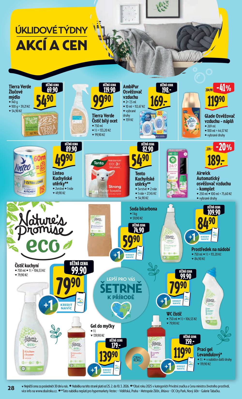 Leták Albert - Albert Hypermarket Jihomoravský od 25.2. do 3.3.2026 - strana 34 Leták Albert - Albert Hypermarket Jihomoravský od 25.2. do 3.3.2026 - strana 34