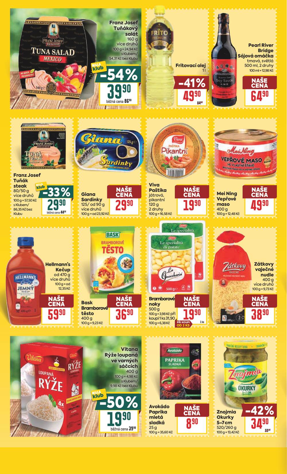 BILLA od 25.2. do 3.3.2026