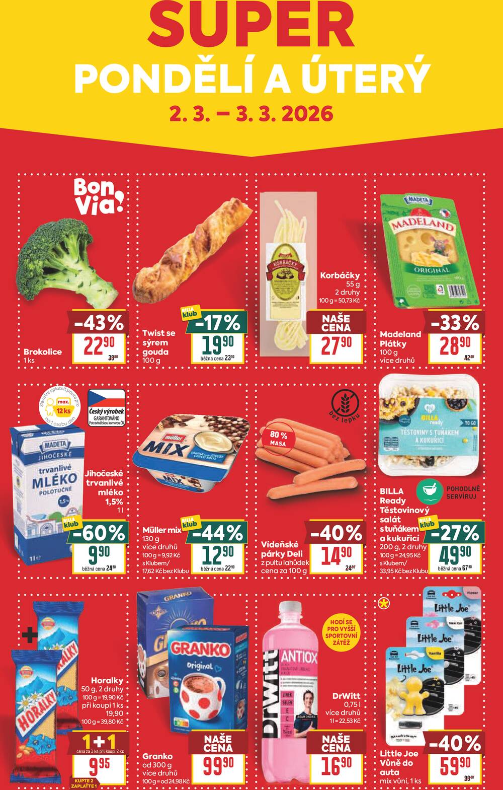 Leták BILLA - BILLA od 25.2. do 3.3.2026 - strana 30