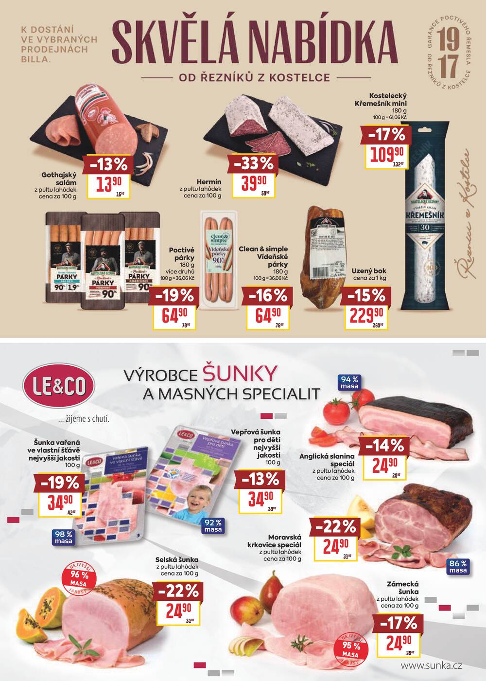 Billa katalog Oblíbené značky od 25.2. do 17.3.2026