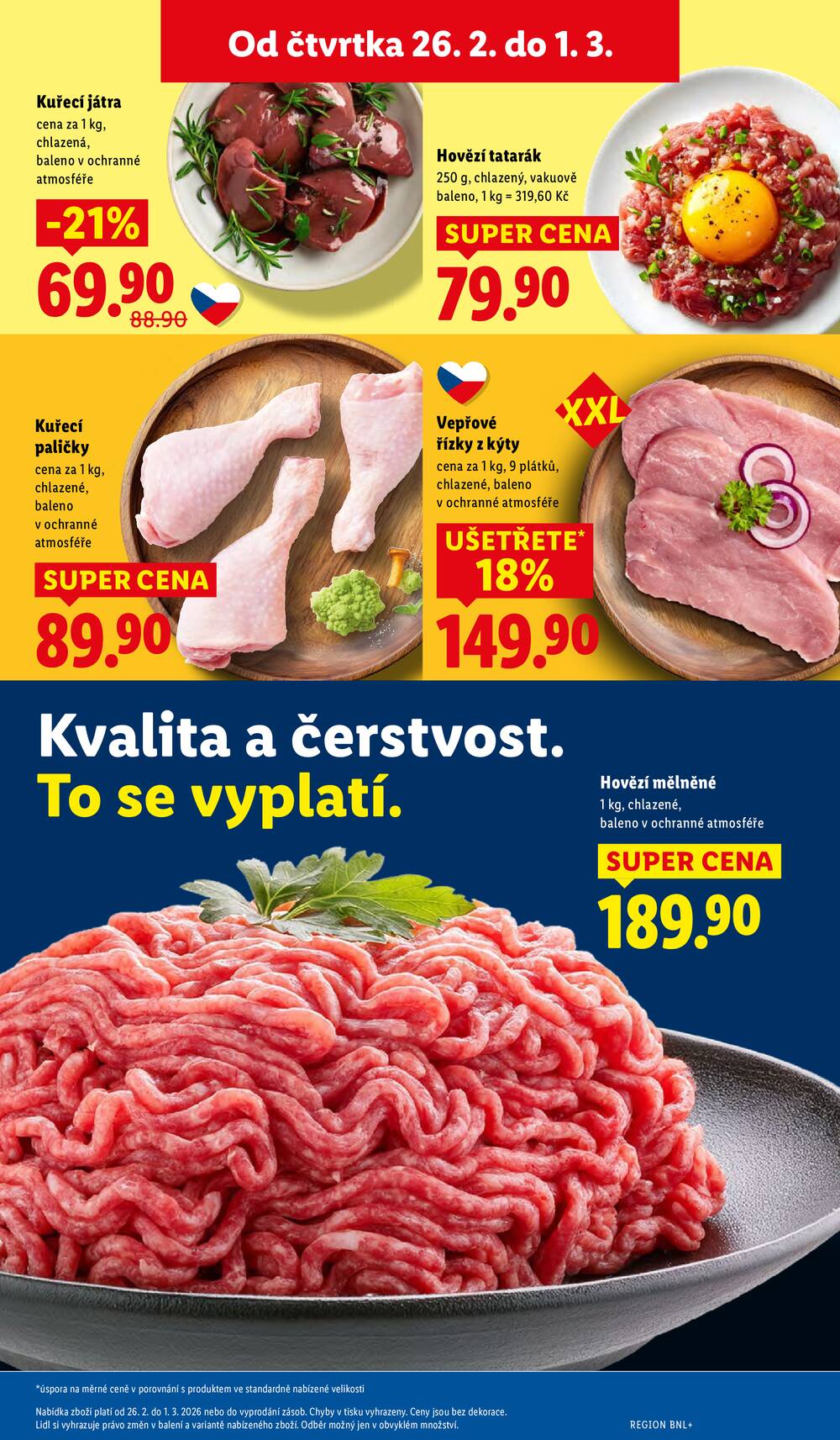 Lidl Čtvrtek od 26.2. do 1.3.2026