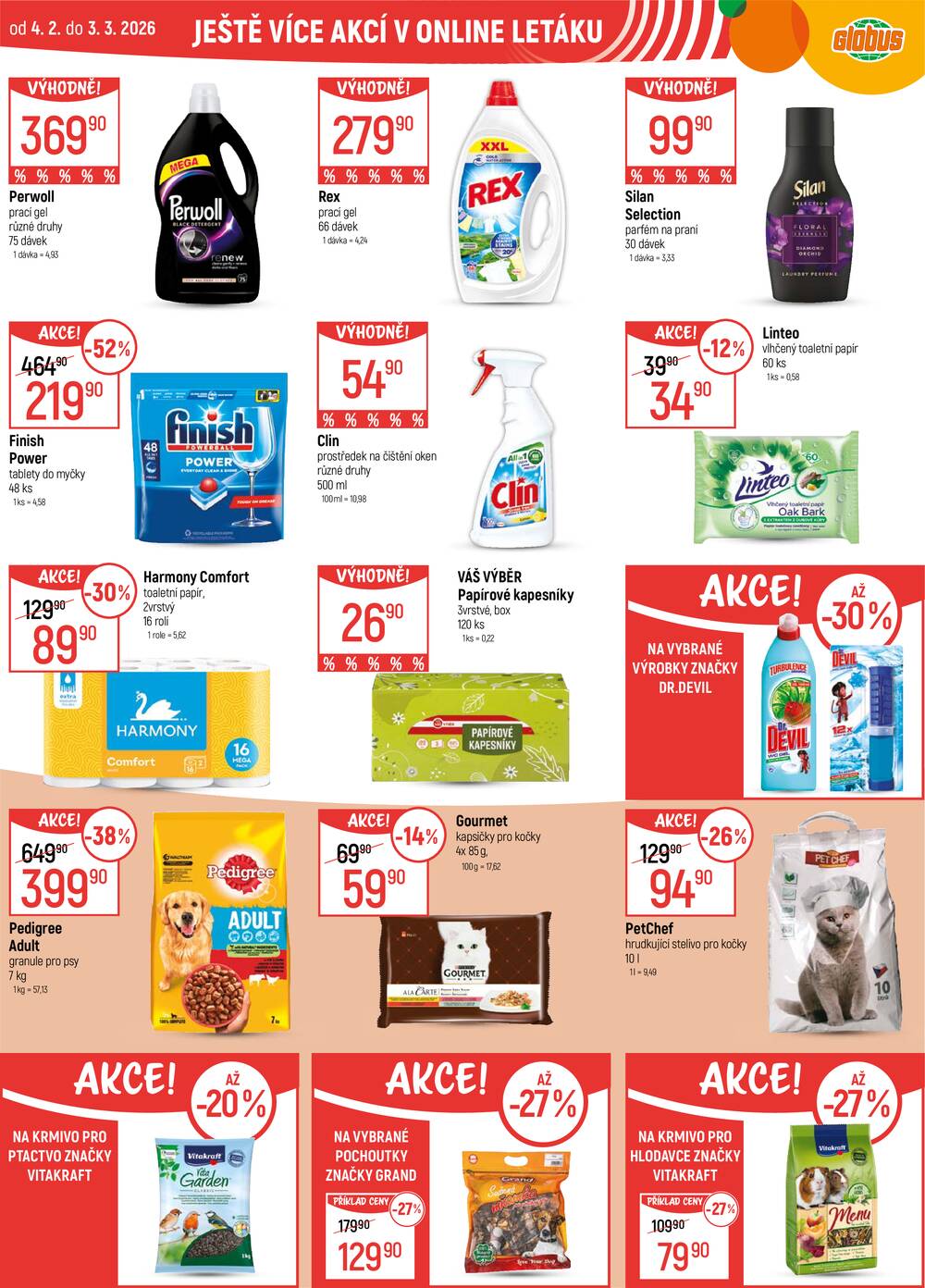 Akční leták Globus 25.2. - 3.3.2026 - Globus Olomouc