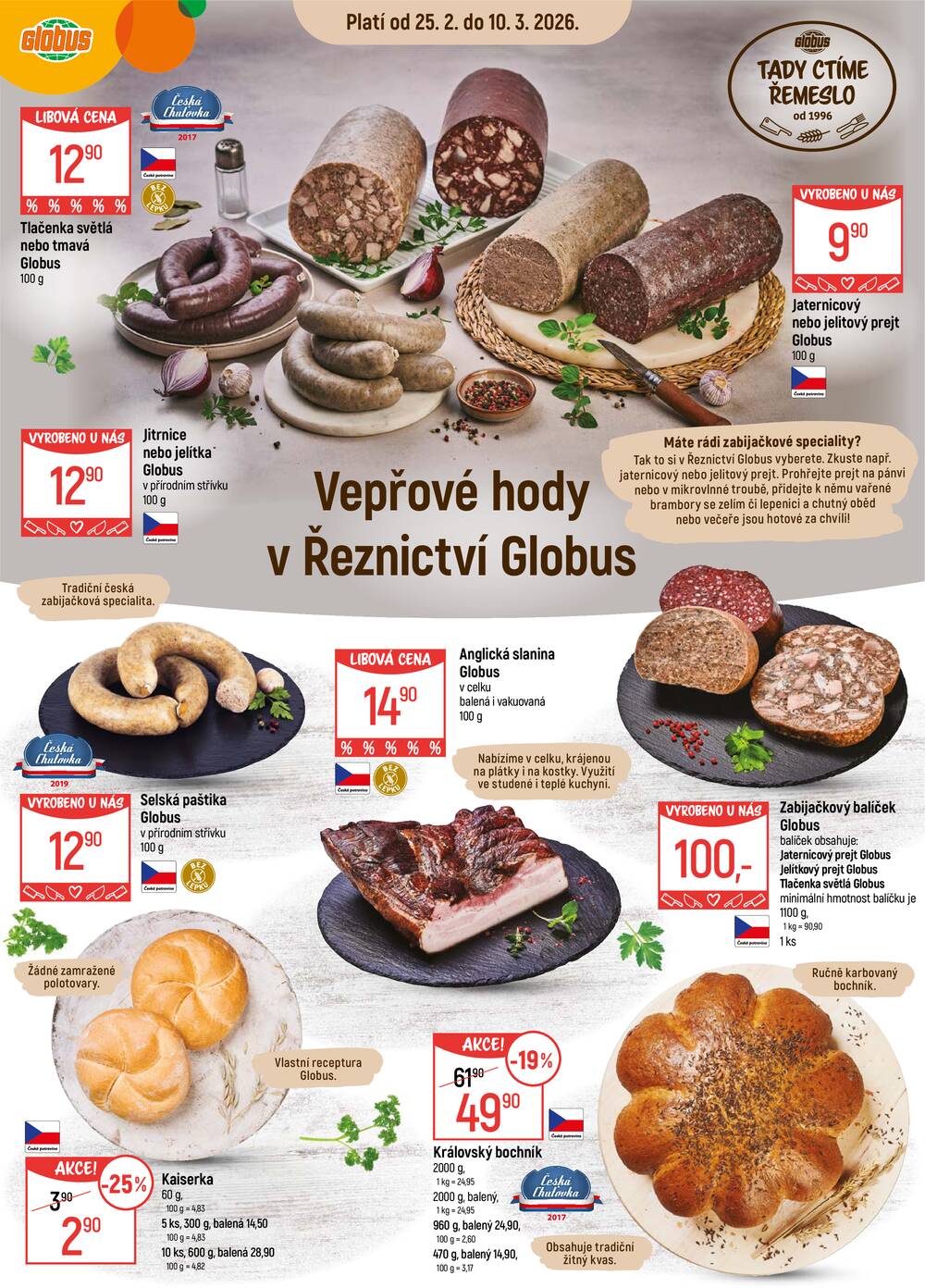 Akční leták Globus 25.2. - 10.3.2026 - Globus Ostrava