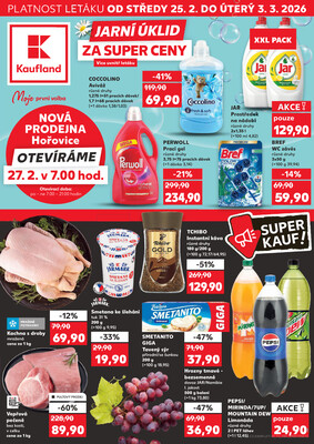 Leták Kaufland 25.2. - 3.3. - Kaufland - Hořovice - Pražská