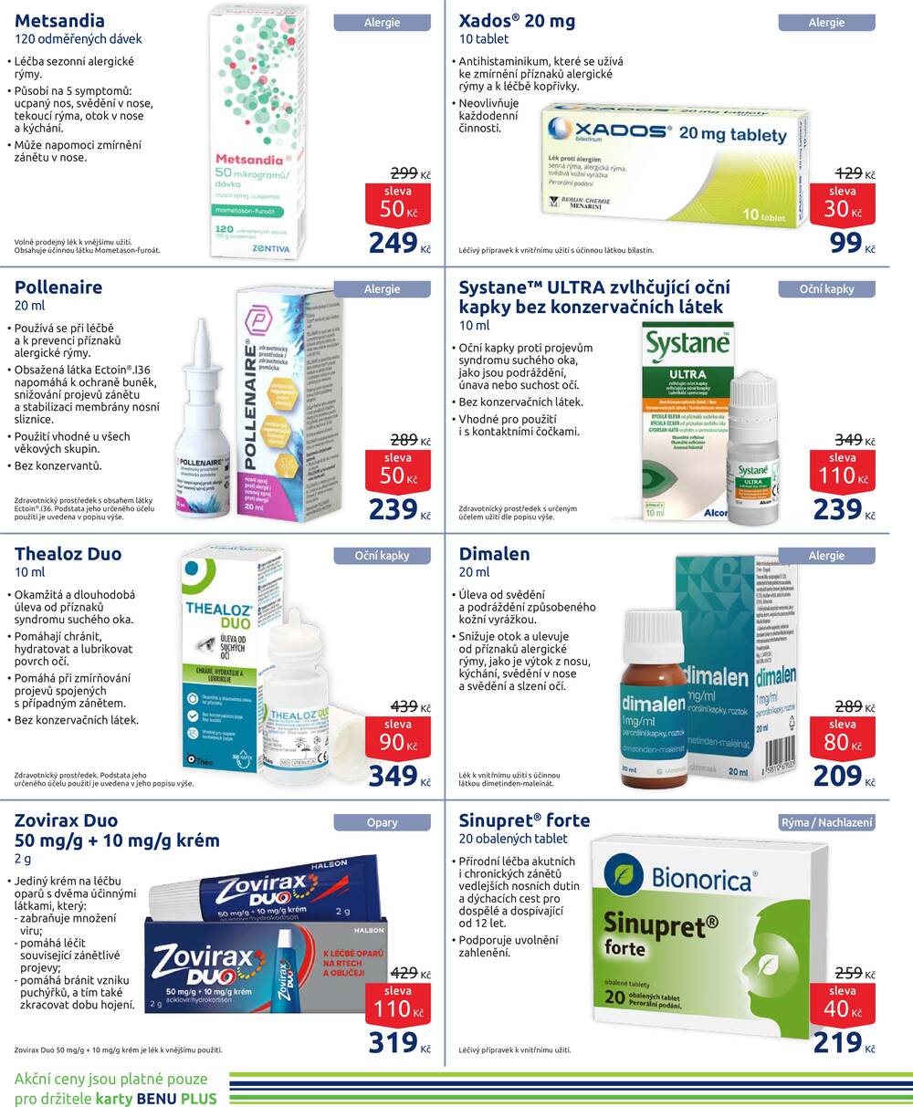 Leták BENU - Benu od 1.3. do 31.3.2026 - strana 2 Leták BENU - Benu od 1.3. do 31.3.2026 - strana 2
