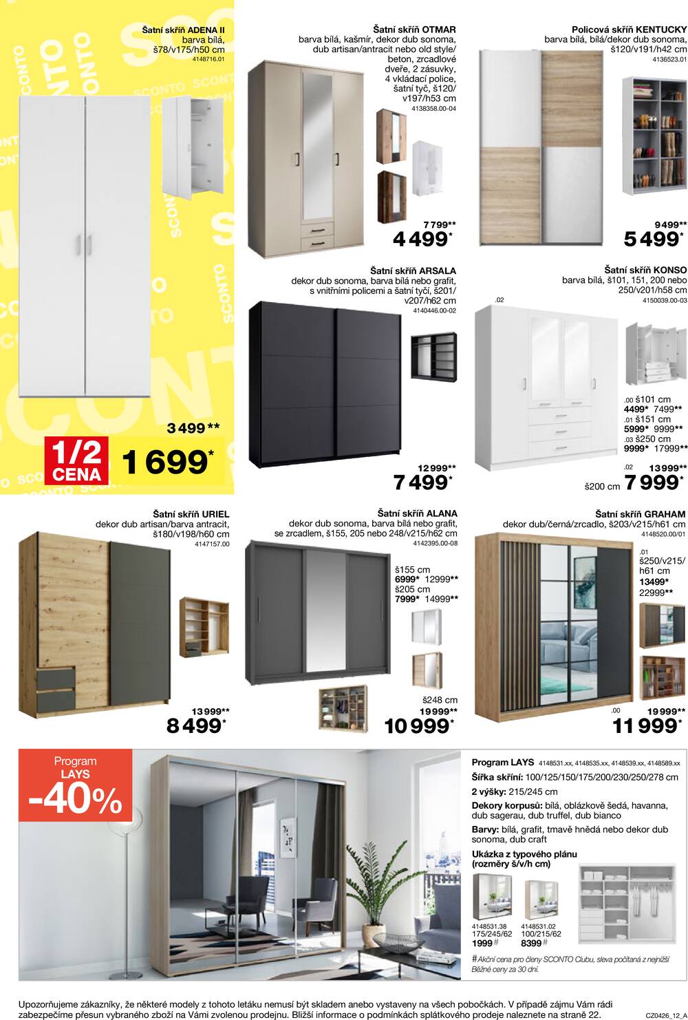 Sconto nábytek od 4.3. do 24.3.2026