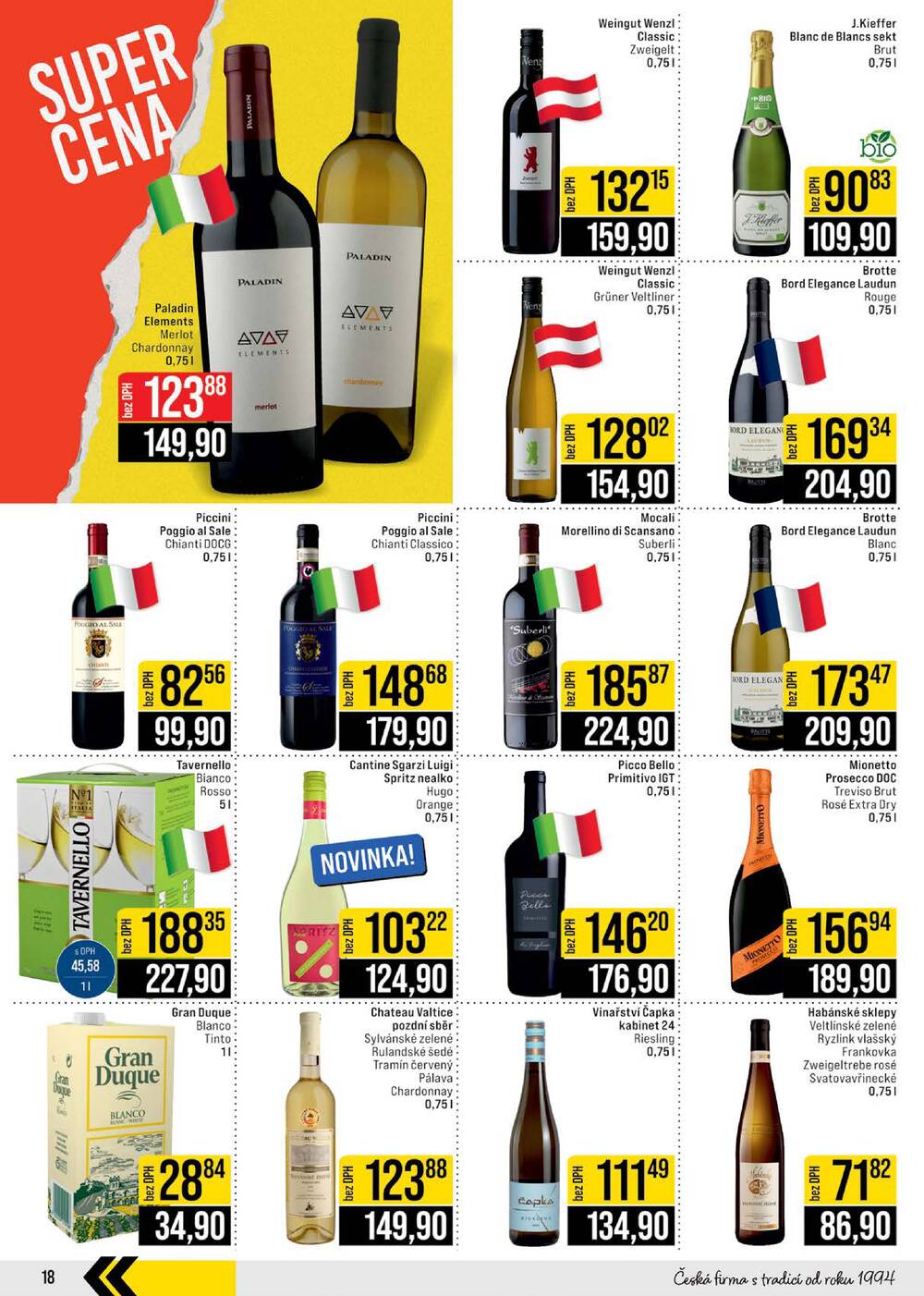 JIP Cash & Carry Brno, Praha, Ostrava, Jilemnice, Pardubice, Ostrava, Karlovy Vary, Olomouc a Zlín od 25.2. do 3.3.2026