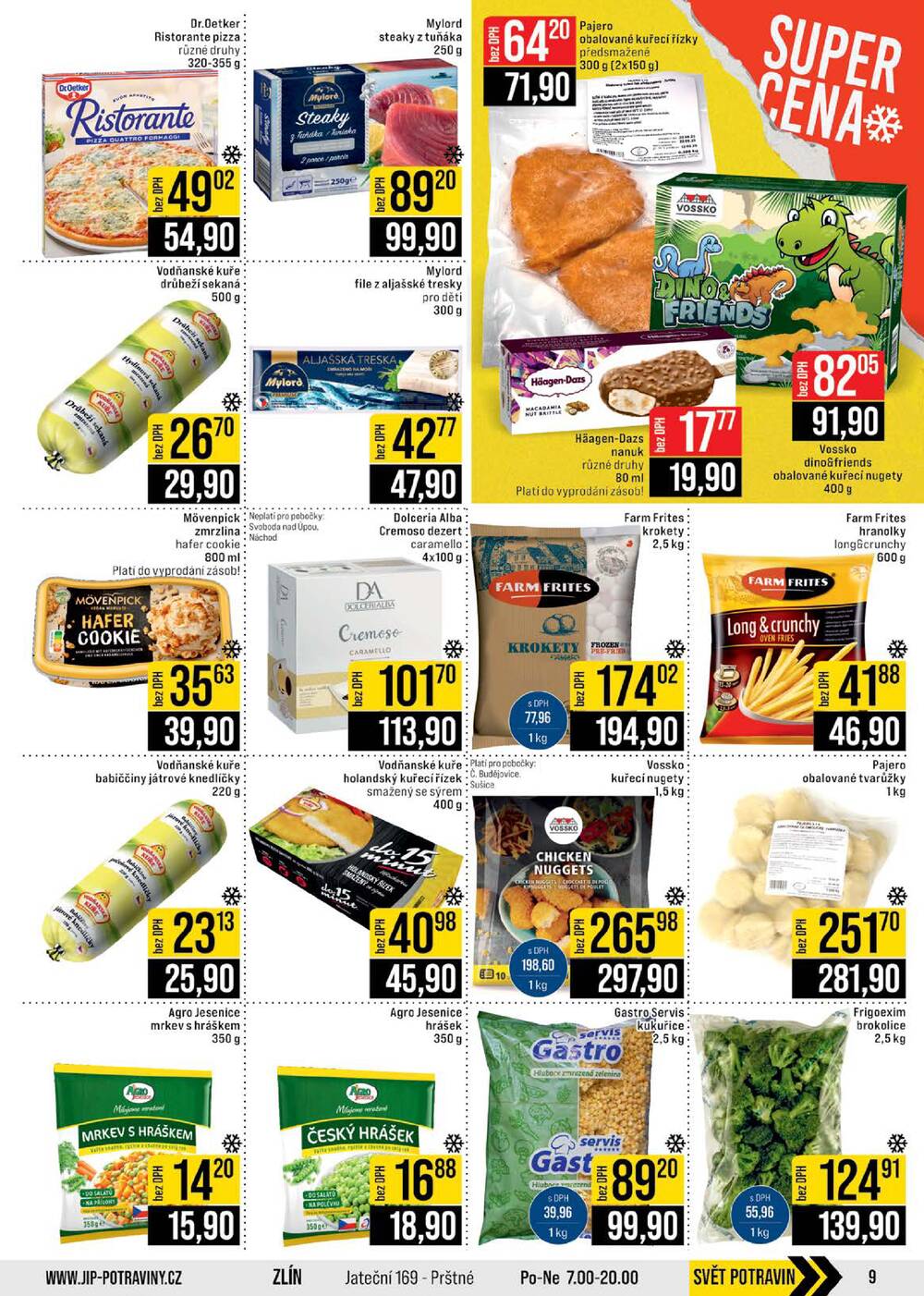 JIP Cash & Carry České Budějovice, Most, Náchod, Polička, Sušice a Svoboda nad Úpou od 25.2. do 3.3.2026