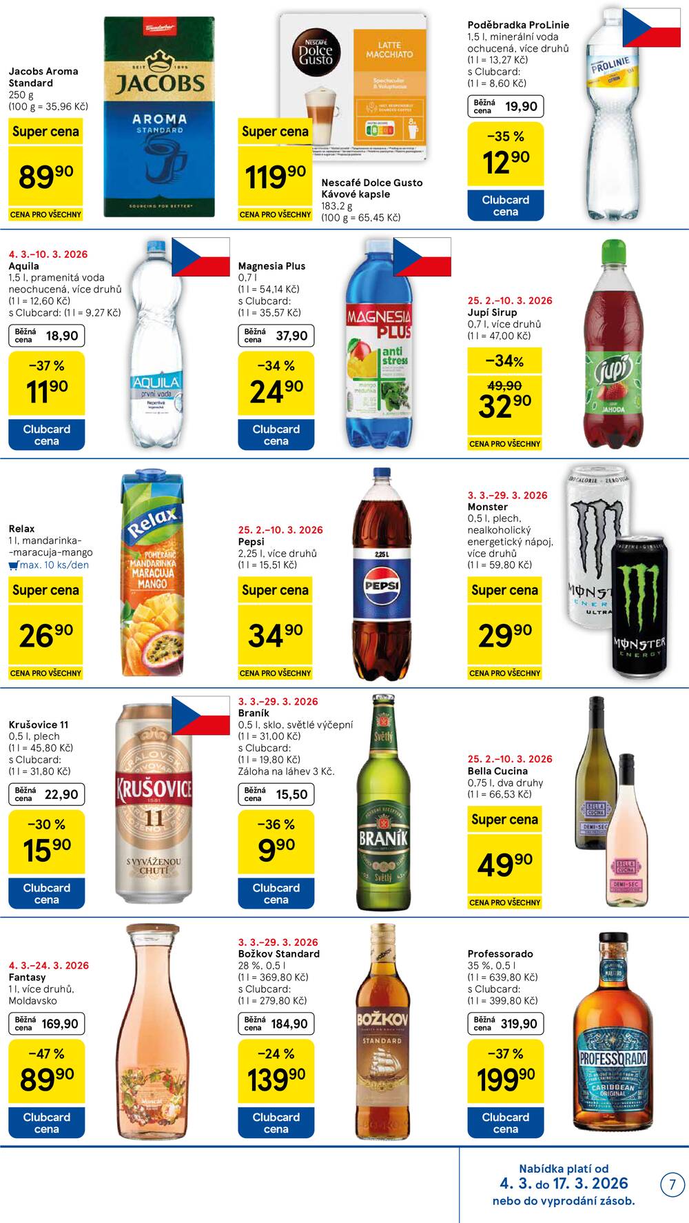 Leták Tesco - Tesco supermarkety od 4.3. do 10.3.2026 - strana 7
