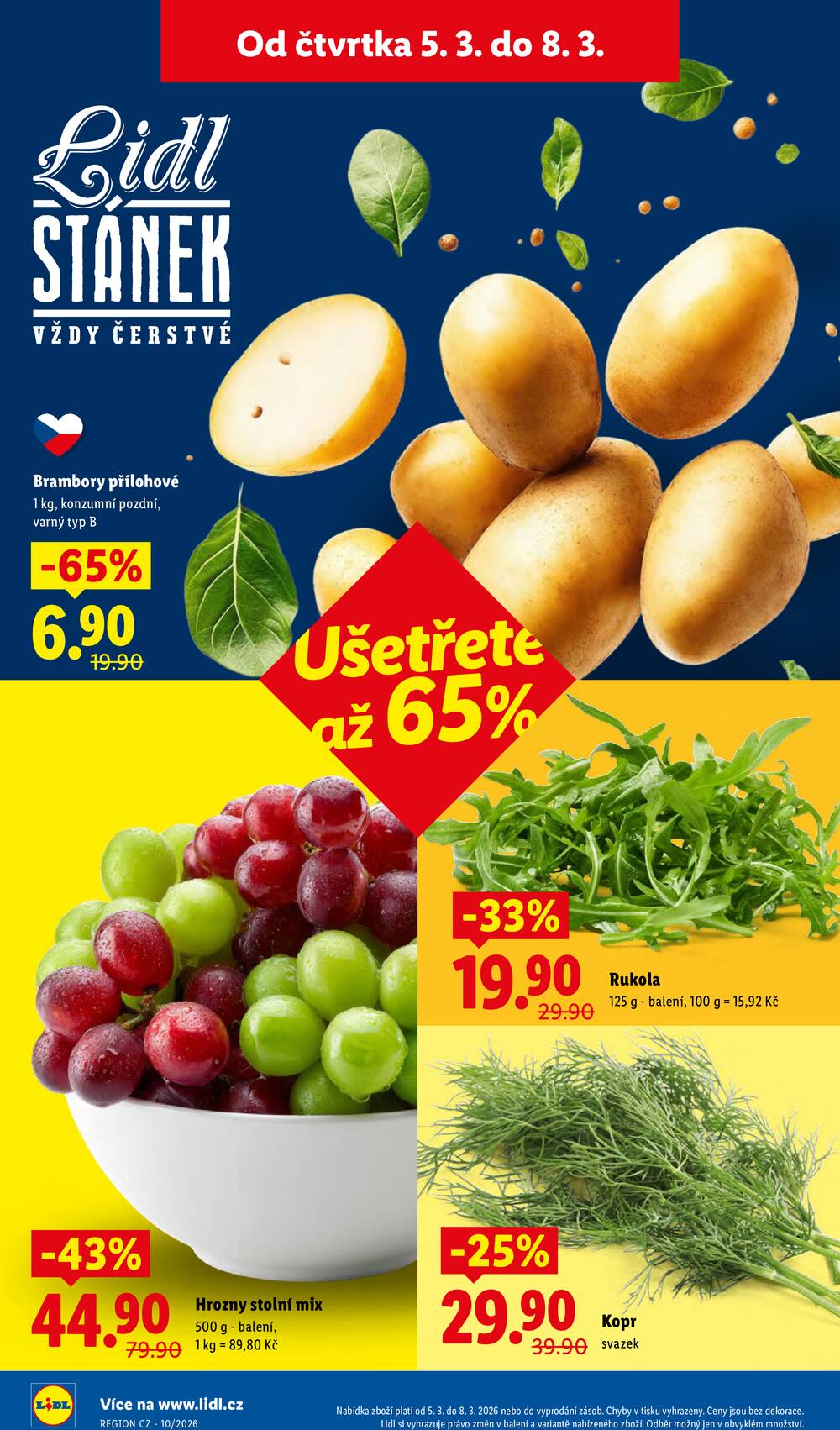 Lidl Čtvrtek od 5.3. do 8.3.2026