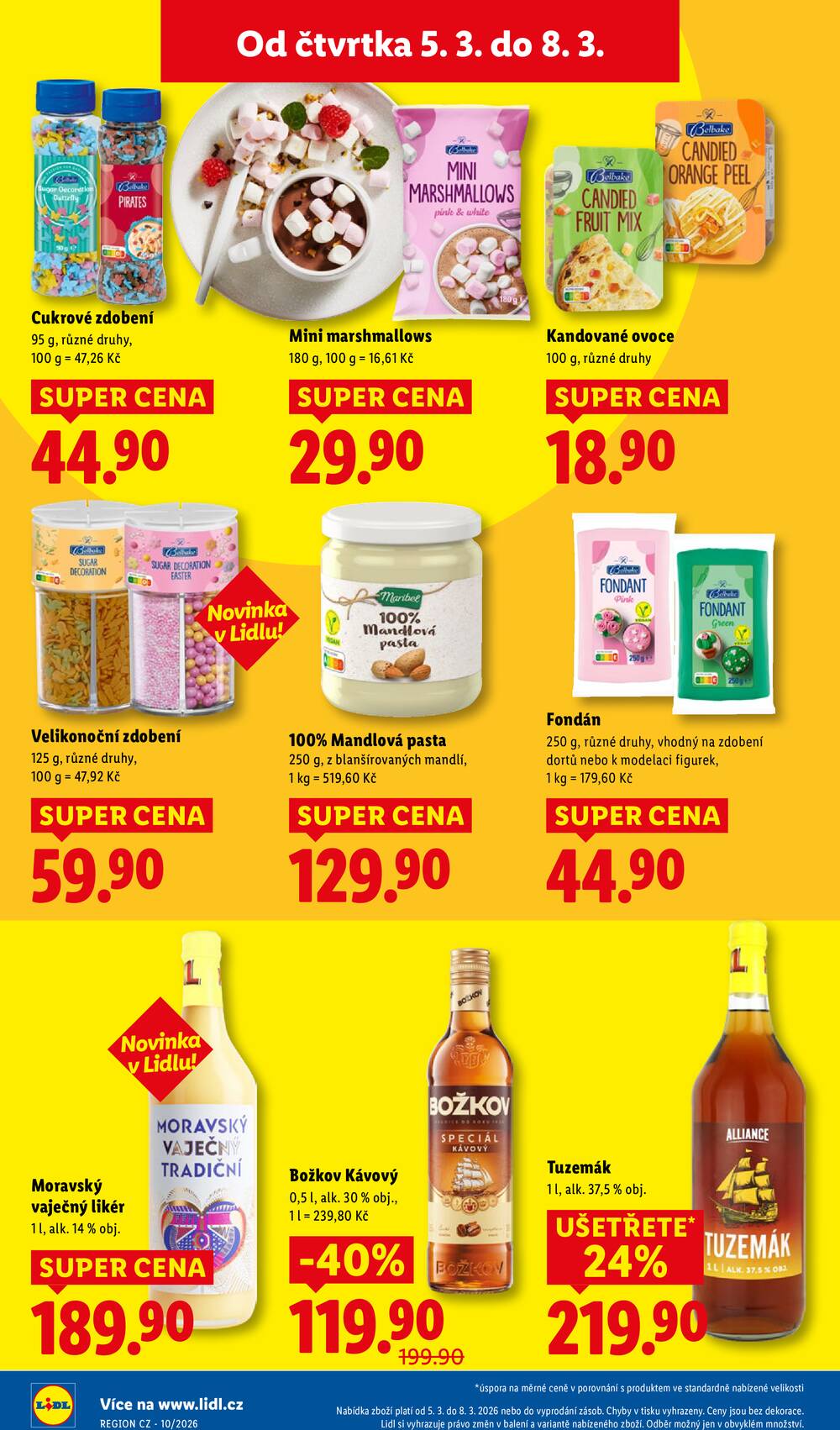 Lidl Čtvrtek od 5.3. do 8.3.2026