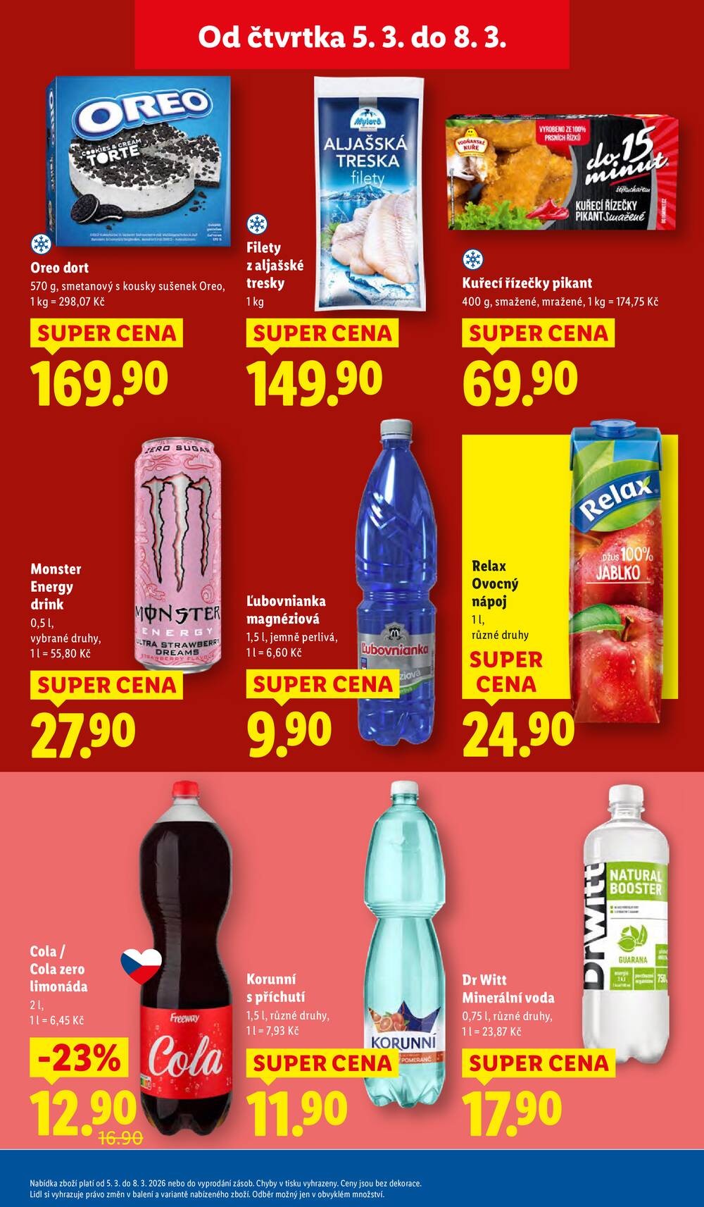 Lidl Čtvrtek od 5.3. do 8.3.2026