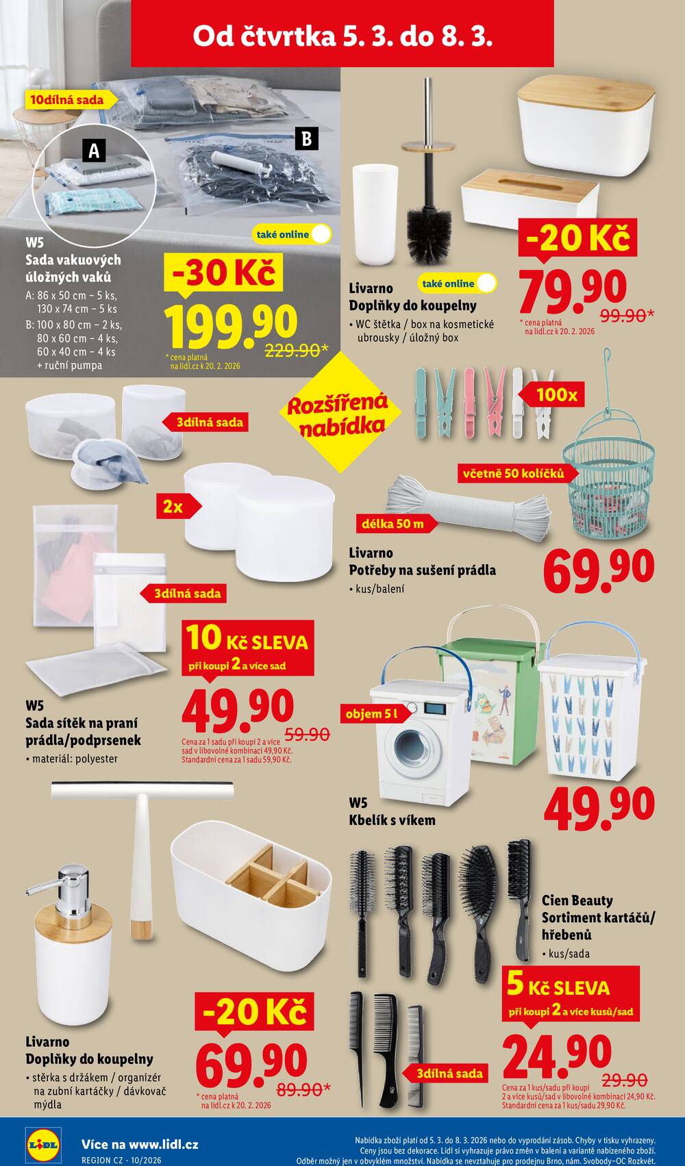 Lidl Čtvrtek od 5.3. do 8.3.2026