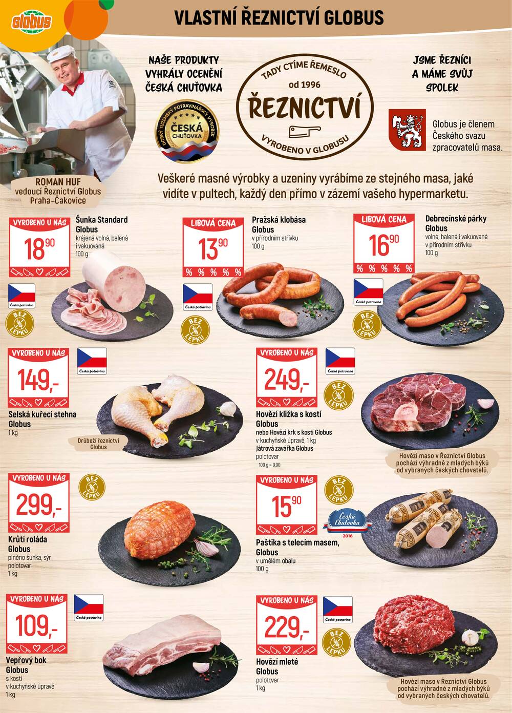 Akční leták Globus 4.3. - 10.3.2026 - Globus Praha - Čakovice