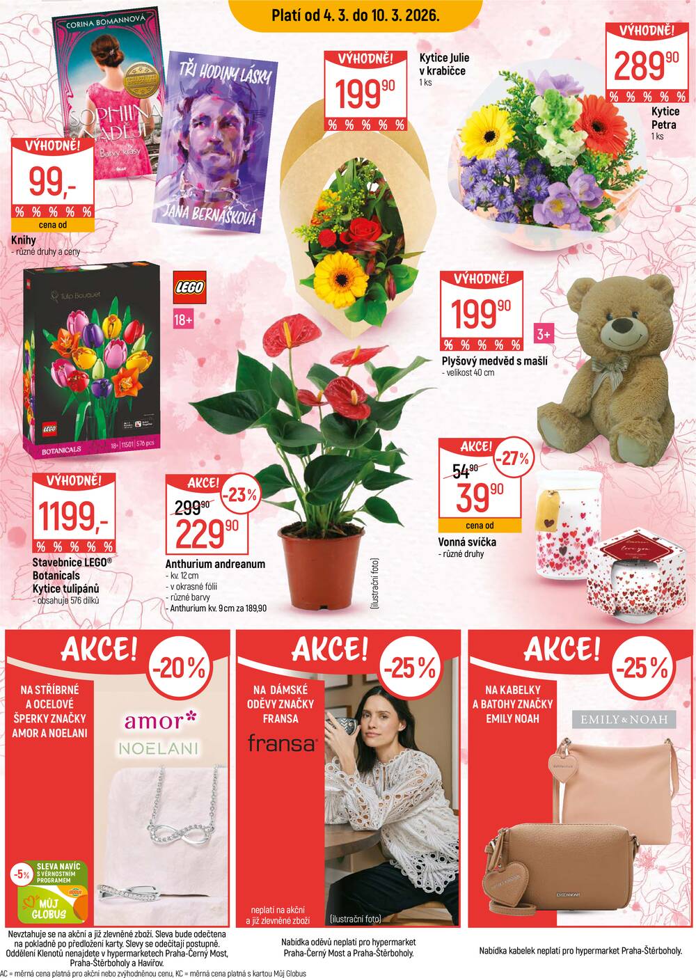 Akční leták Globus 4.3. - 10.3.2026 - Globus Praha - Čakovice