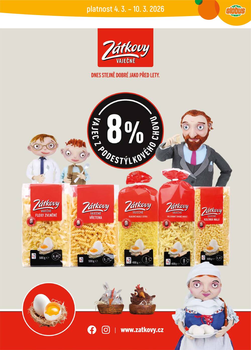 Akční leták Globus 4.3. - 10.3.2026 - Globus Praha - Čakovice