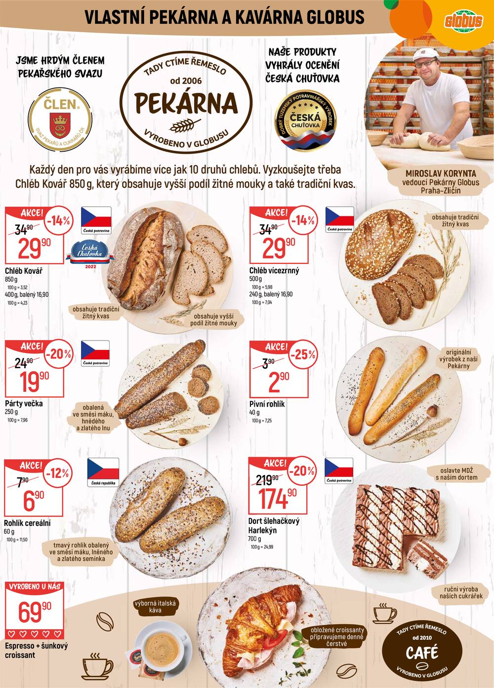 Akční leták Globus 4.3. - 10.3.2026 - Globus Praha - Zličín