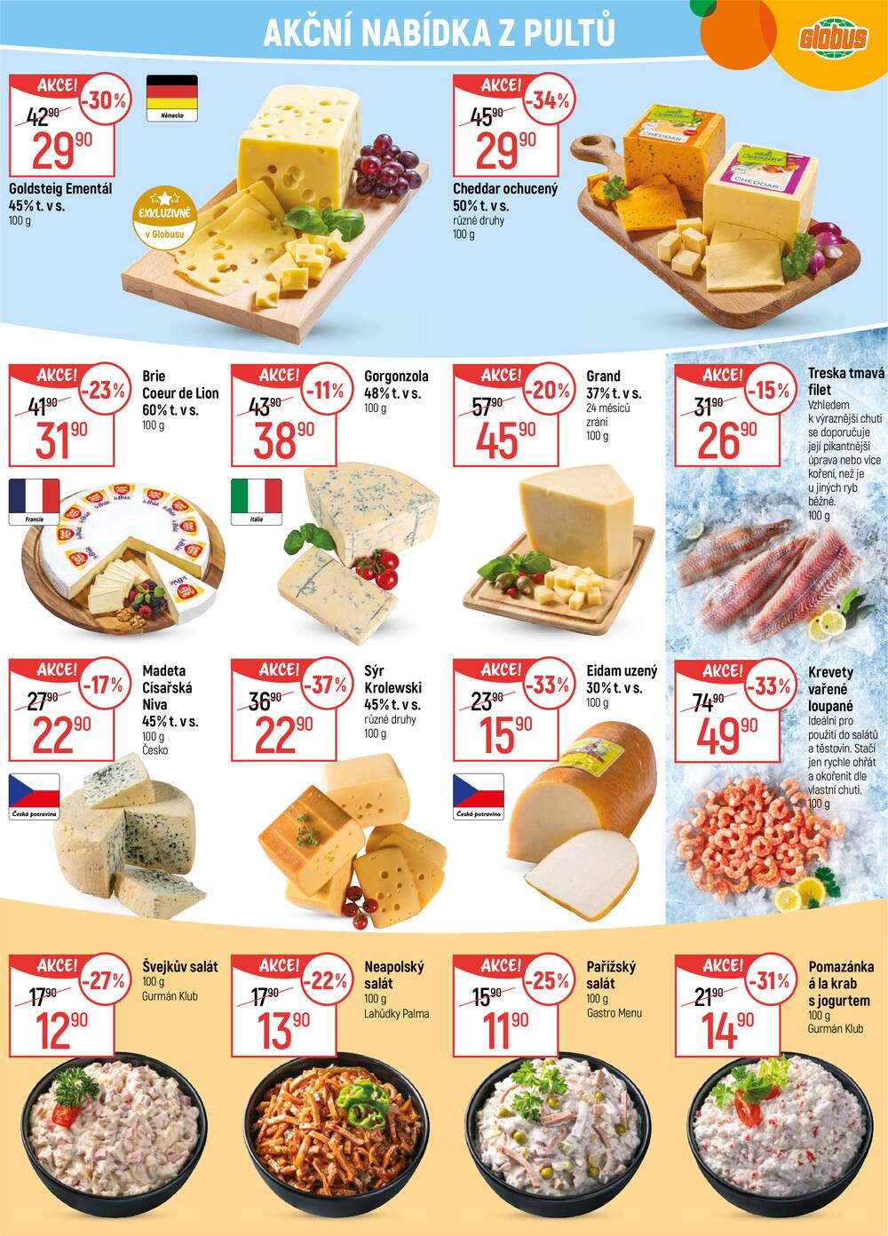 Akční leták Globus 4.3. - 10.3.2026 - Globus Praha - Zličín