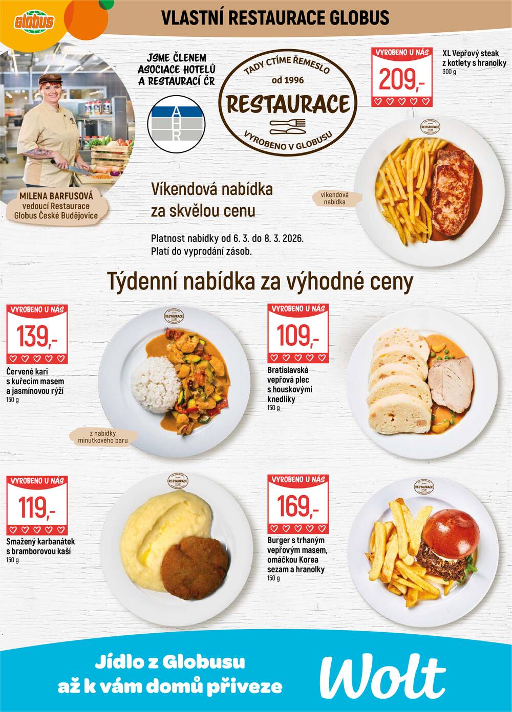 Leták Globus - Akční leták Globus 4.3. - 10.3.2026 - Globus České Budějovice - strana 7