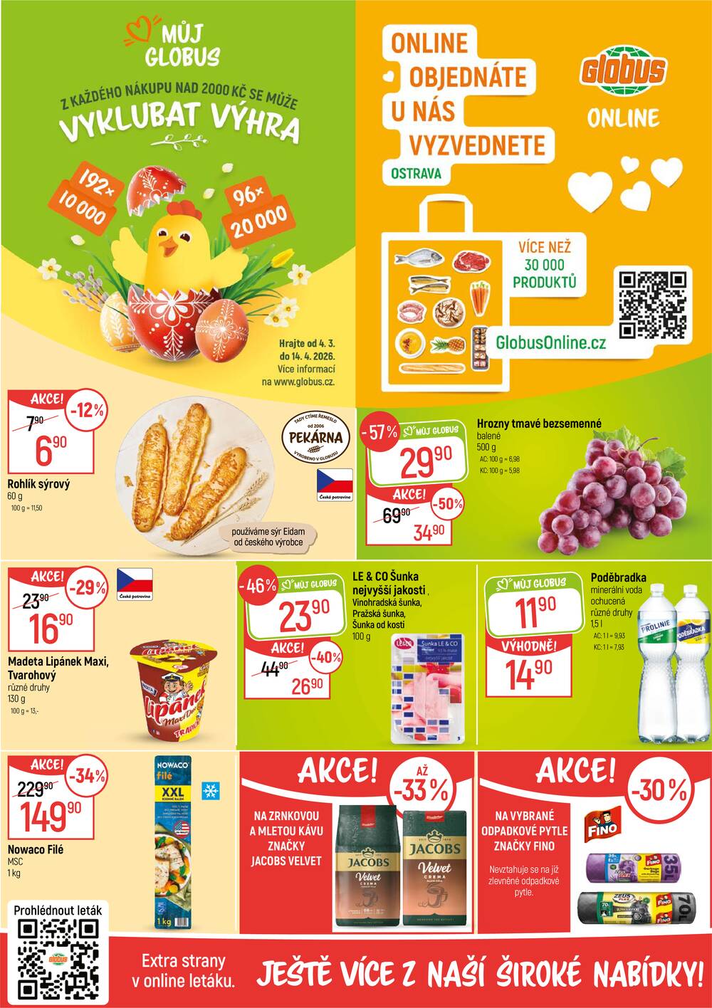 Leták Globus - Akční leták Globus 4.3. - 10.3.2026 - Globus Ostrava - strana 2