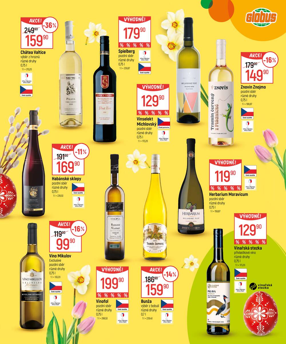 Akční leták Globus 4.3. - 5.4.2026 - Globus Chotíkov u Plzně
