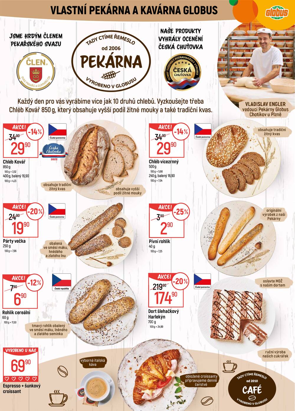 Akční leták Globus 4.3. - 10.3.2026 - Globus Chotíkov u Plzně