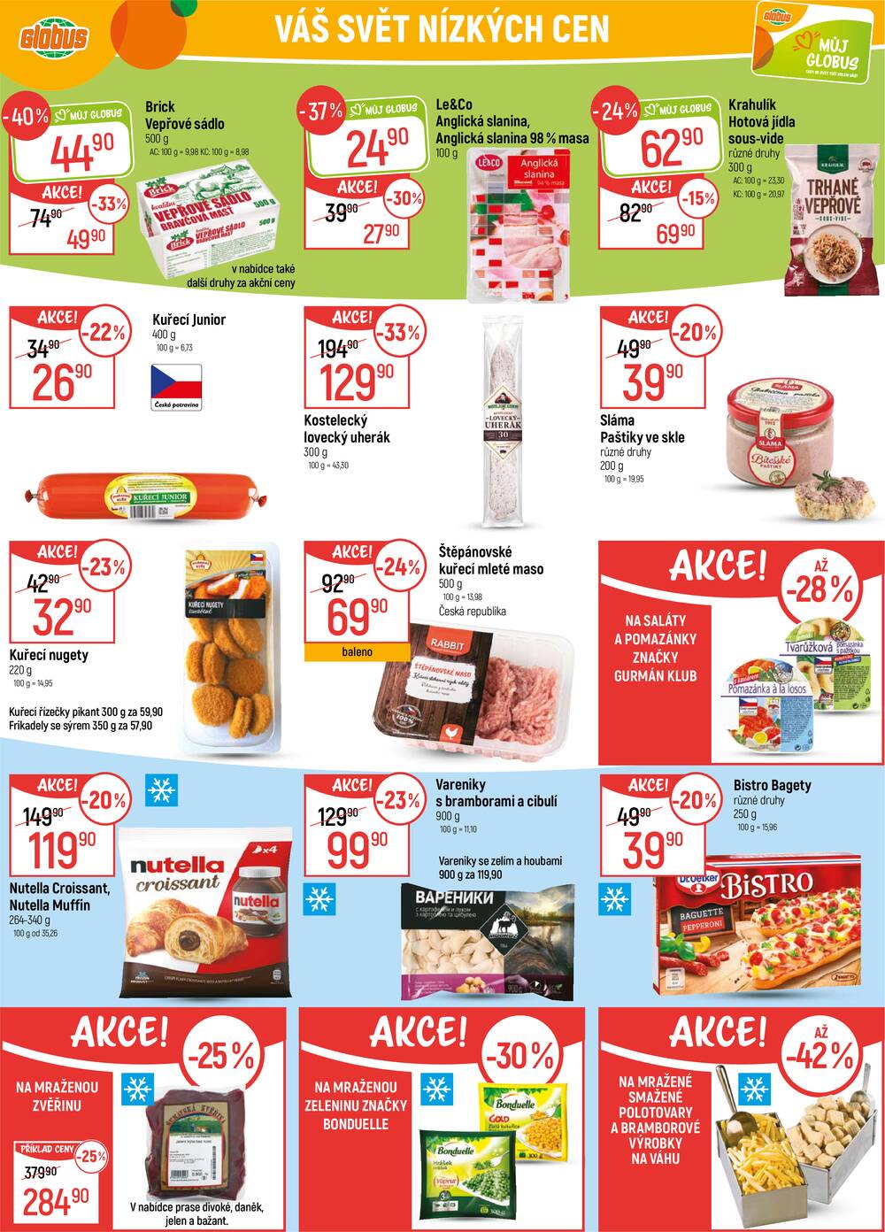 Akční leták Globus 4.3. - 10.3.2026 - Globus Chotíkov u Plzně
