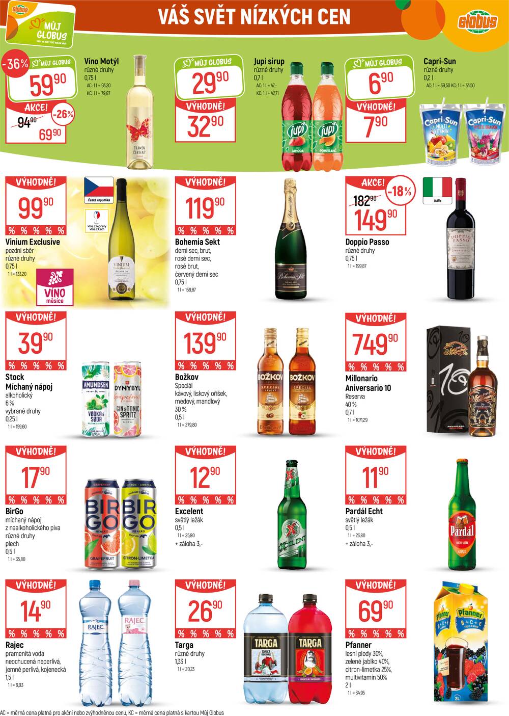 Akční leták Globus 4.3. - 10.3.2026 - Globus Chotíkov u Plzně