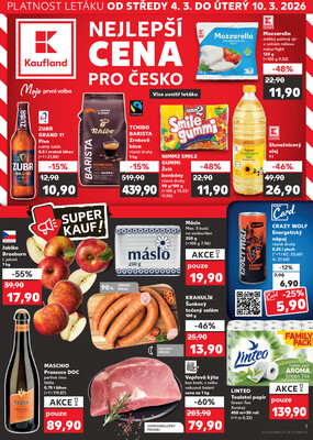 Leták Kaufland 4.3. - 10.3. - Kaufland - Český Krumlov