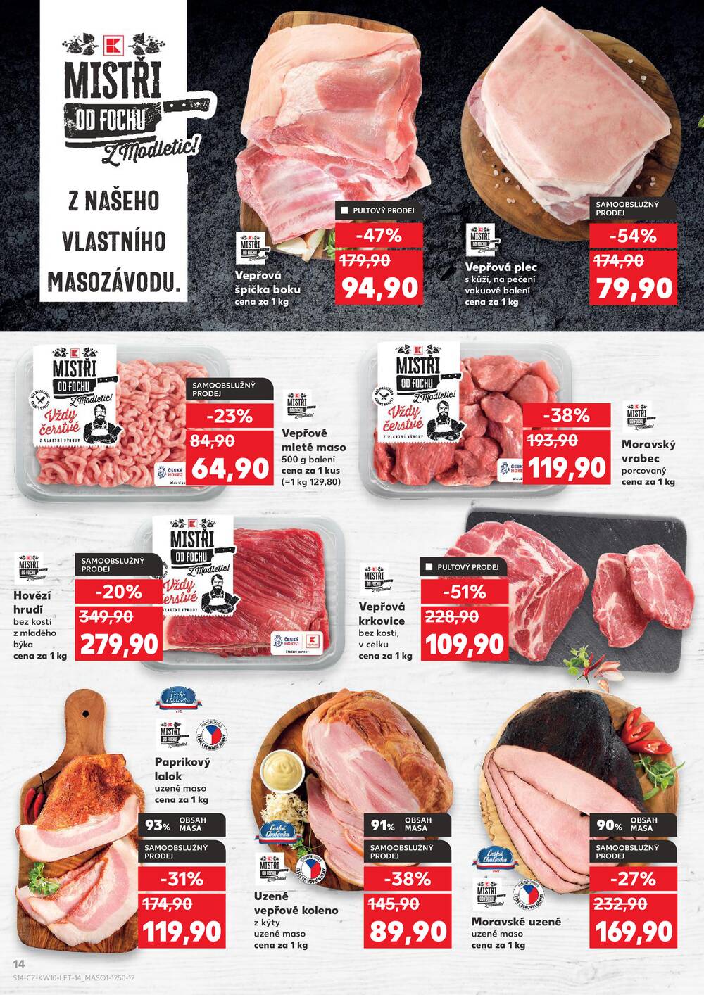 Leták Kaufland - Kaufland 4.3. - 10.3. - Kaufland - Velké Meziříčí - strana 14