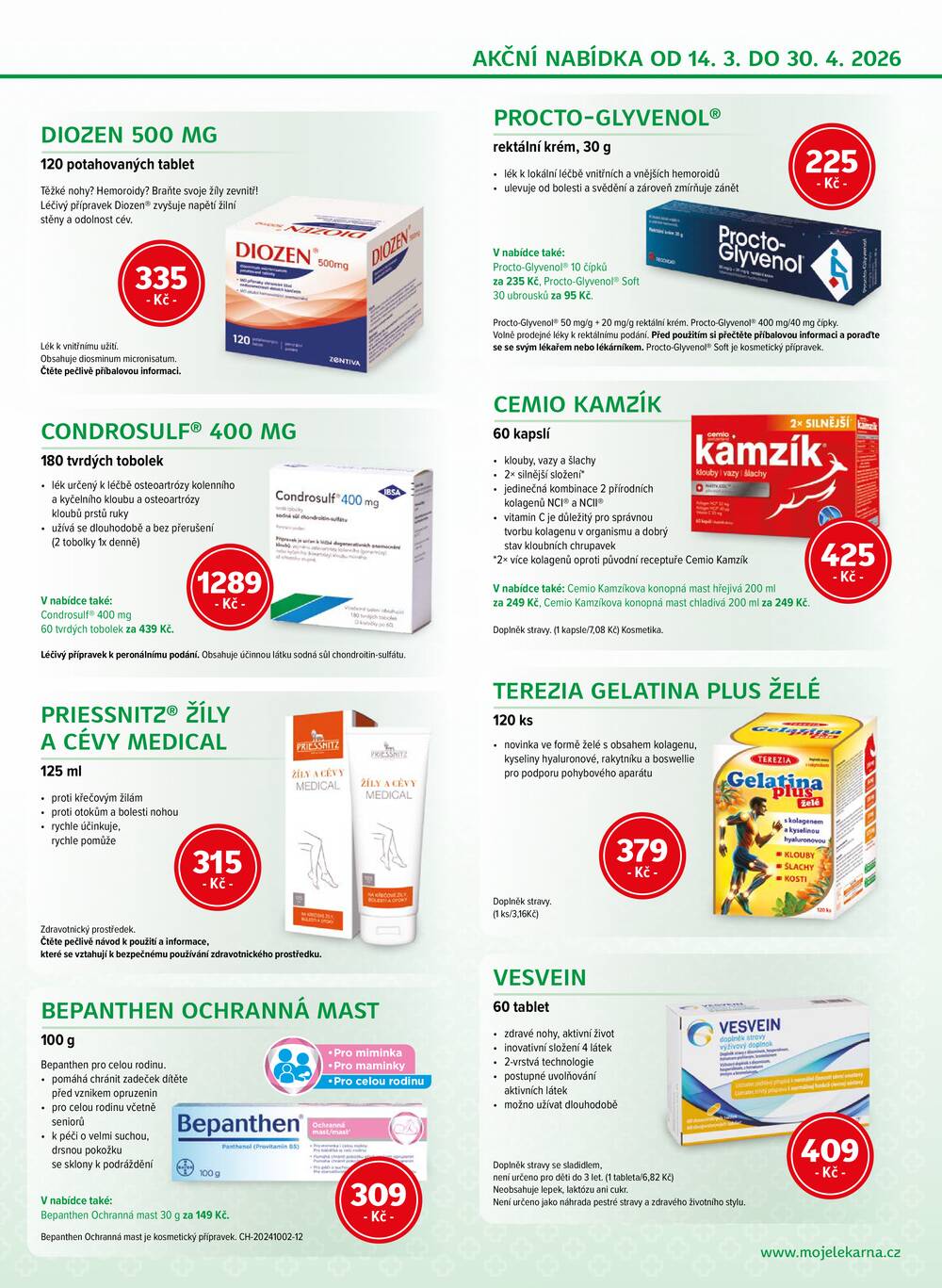 mojelekarna.cz od 14.3. do 30.4.2026
