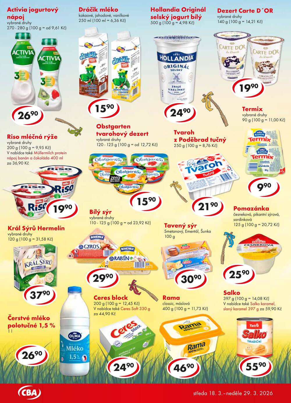 Leták CBA - CBA potraviny od 18.3. do 29.3.2026 - strana 2