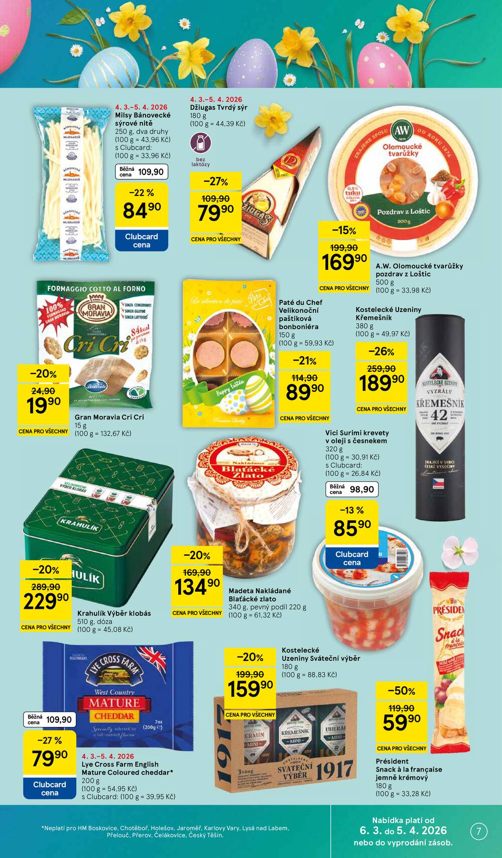 Tesco malé hypermarkety od 11.3. do 17.3.2026