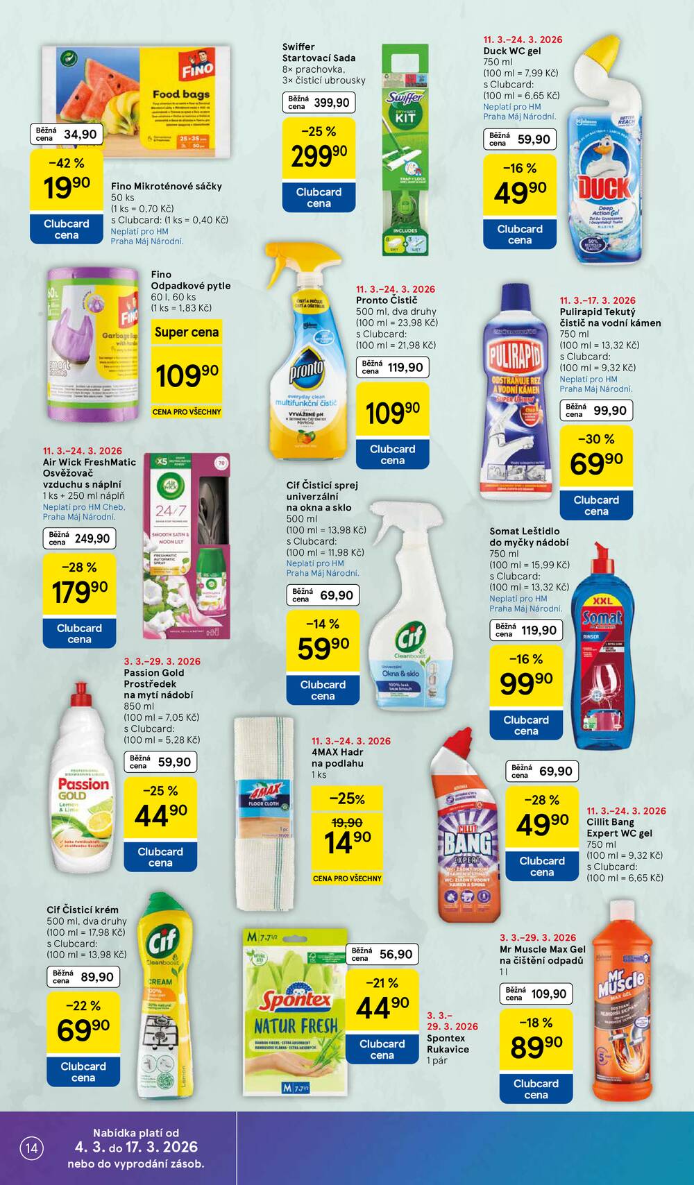 Tesco malé hypermarkety od 11.3. do 17.3.2026