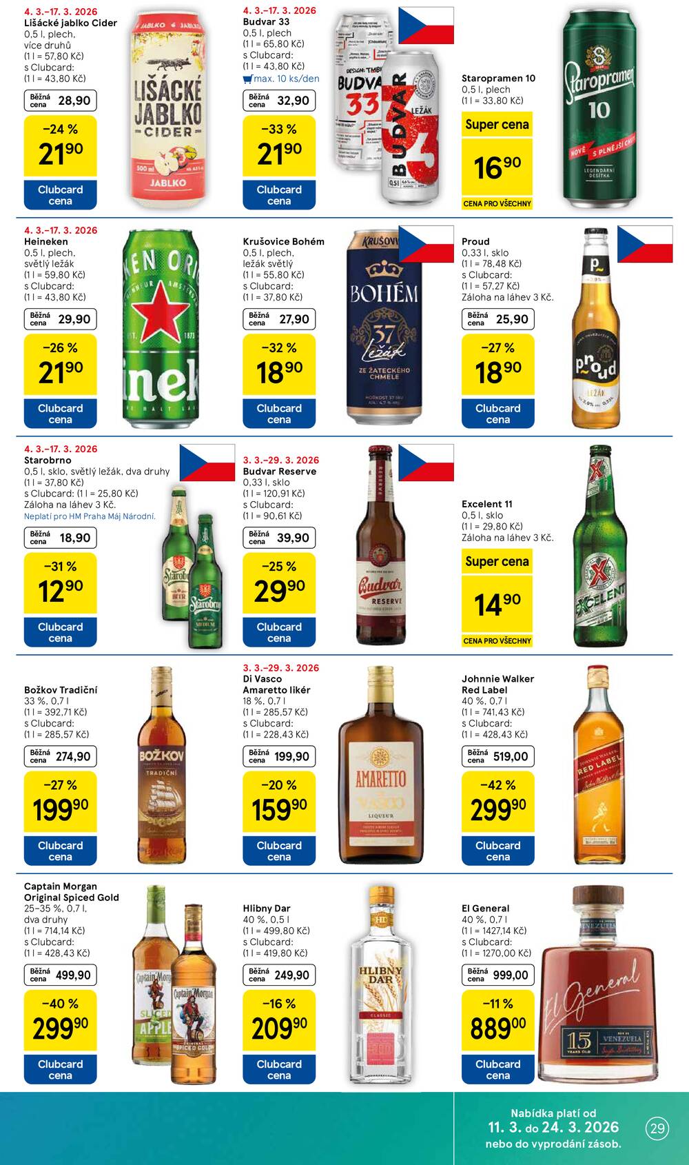 Leták Tesco - Tesco malé hypermarkety od 11.3. do 17.3.2026 - strana 29