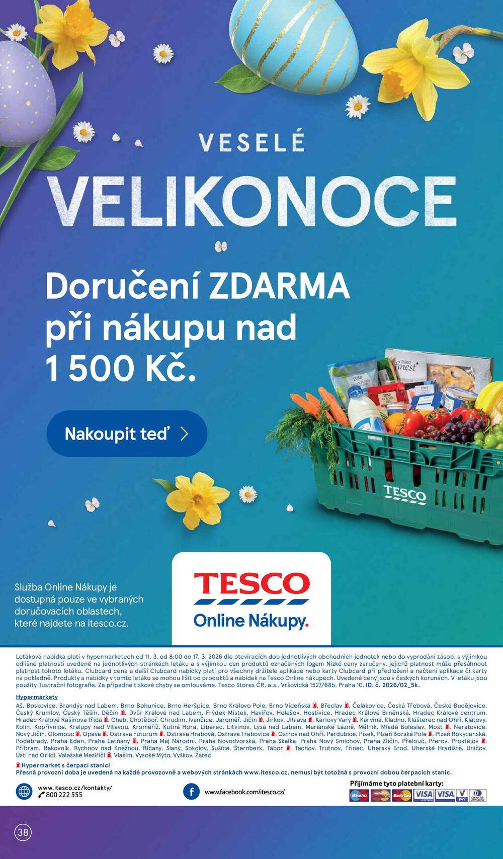 Leták Tesco - Tesco malé hypermarkety od 11.3. do 17.3.2026 - strana 38