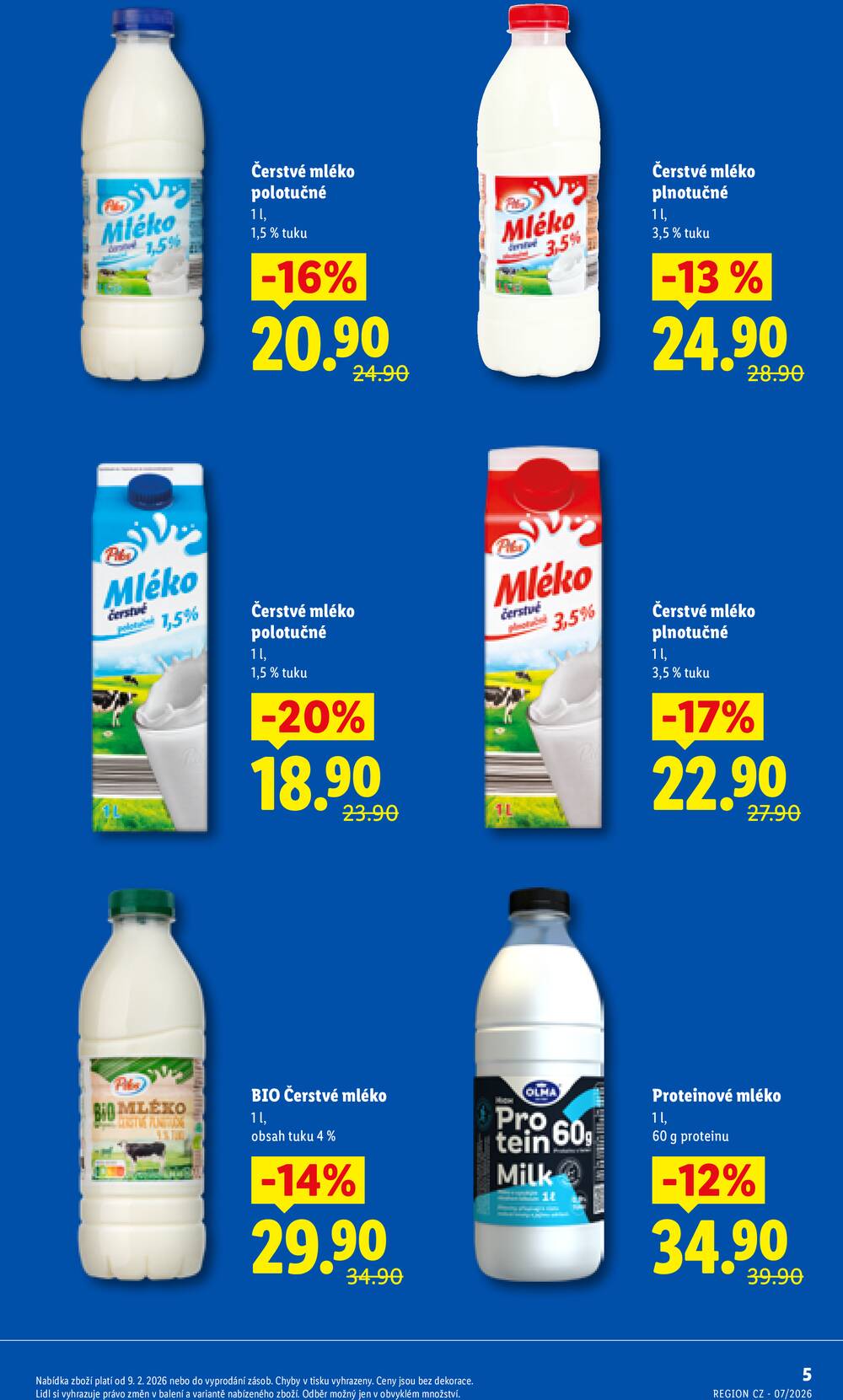 Lidl Ceny v klidu od 9.2. 