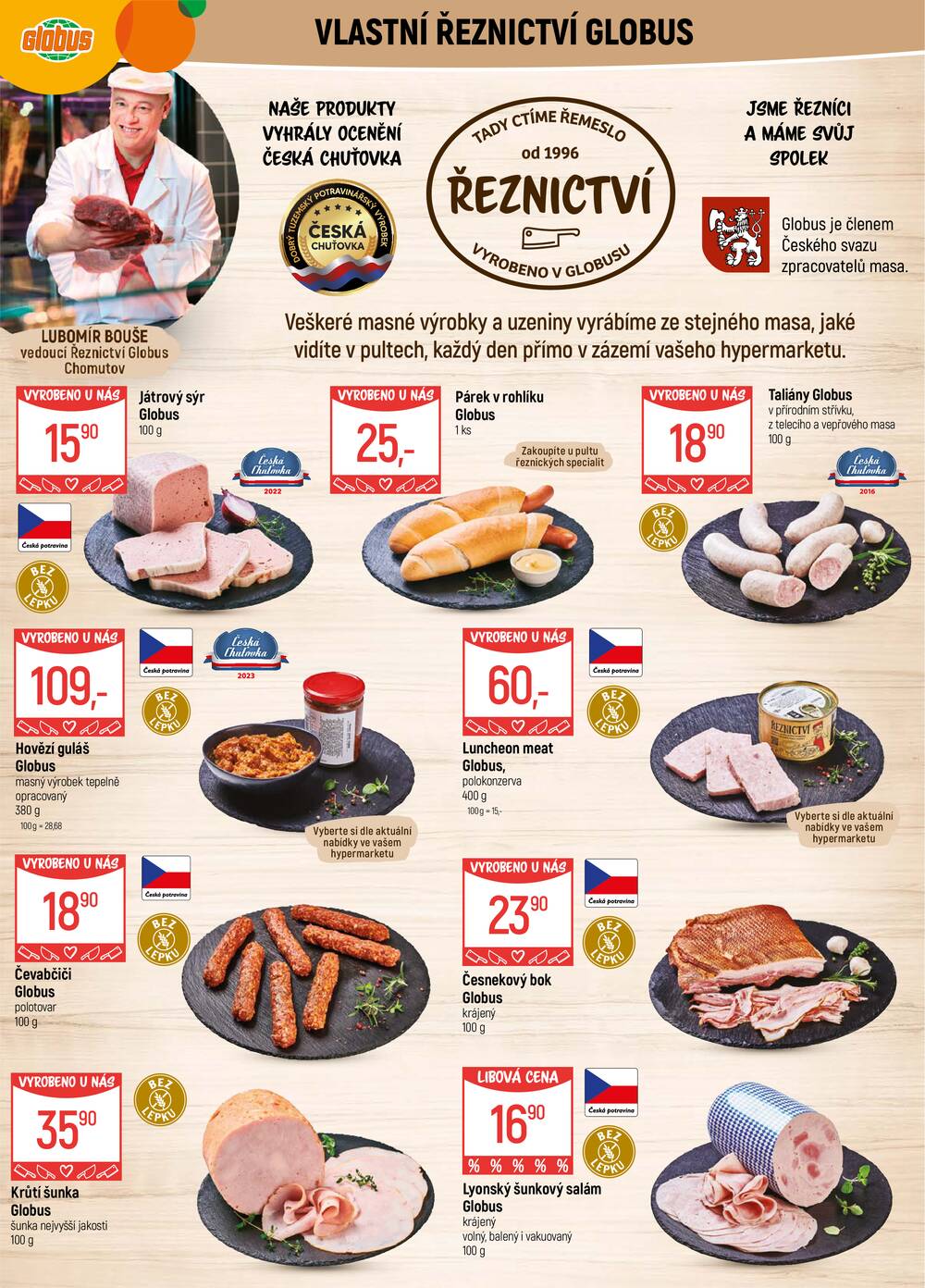 Leták Globus - Akční leták Globus 11.3. - 17.3.2026 - Globus Chomutov - strana 6