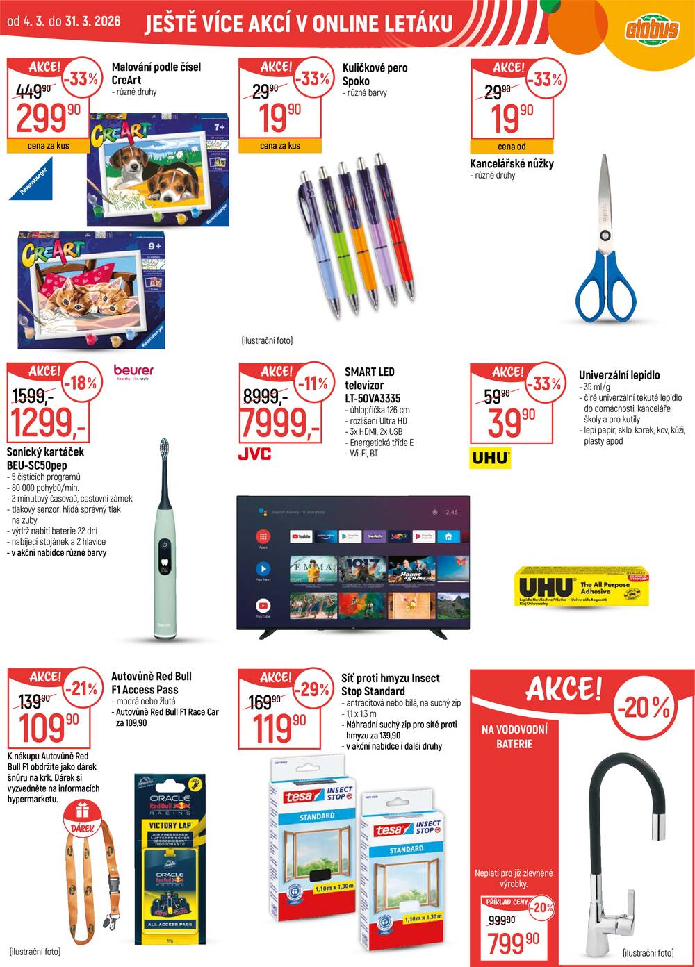 Akční leták Globus 11.3. - 17.3.2026 - Globus Chomutov