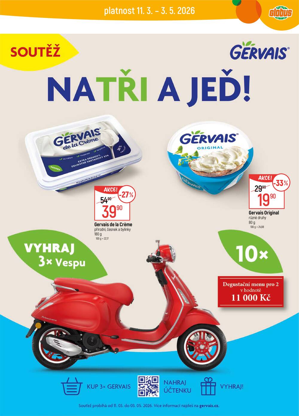 Akční leták Globus 11.3. - 17.3.2026 - Globus Jenišov u Karlových Varů