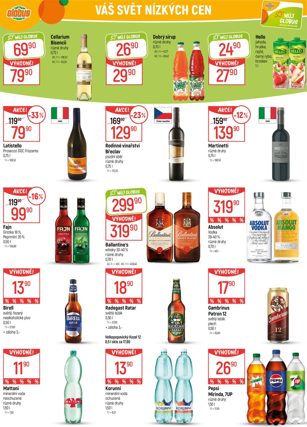 Akční leták Globus 11.3. - 17.3.2026 - Globus Liberec
