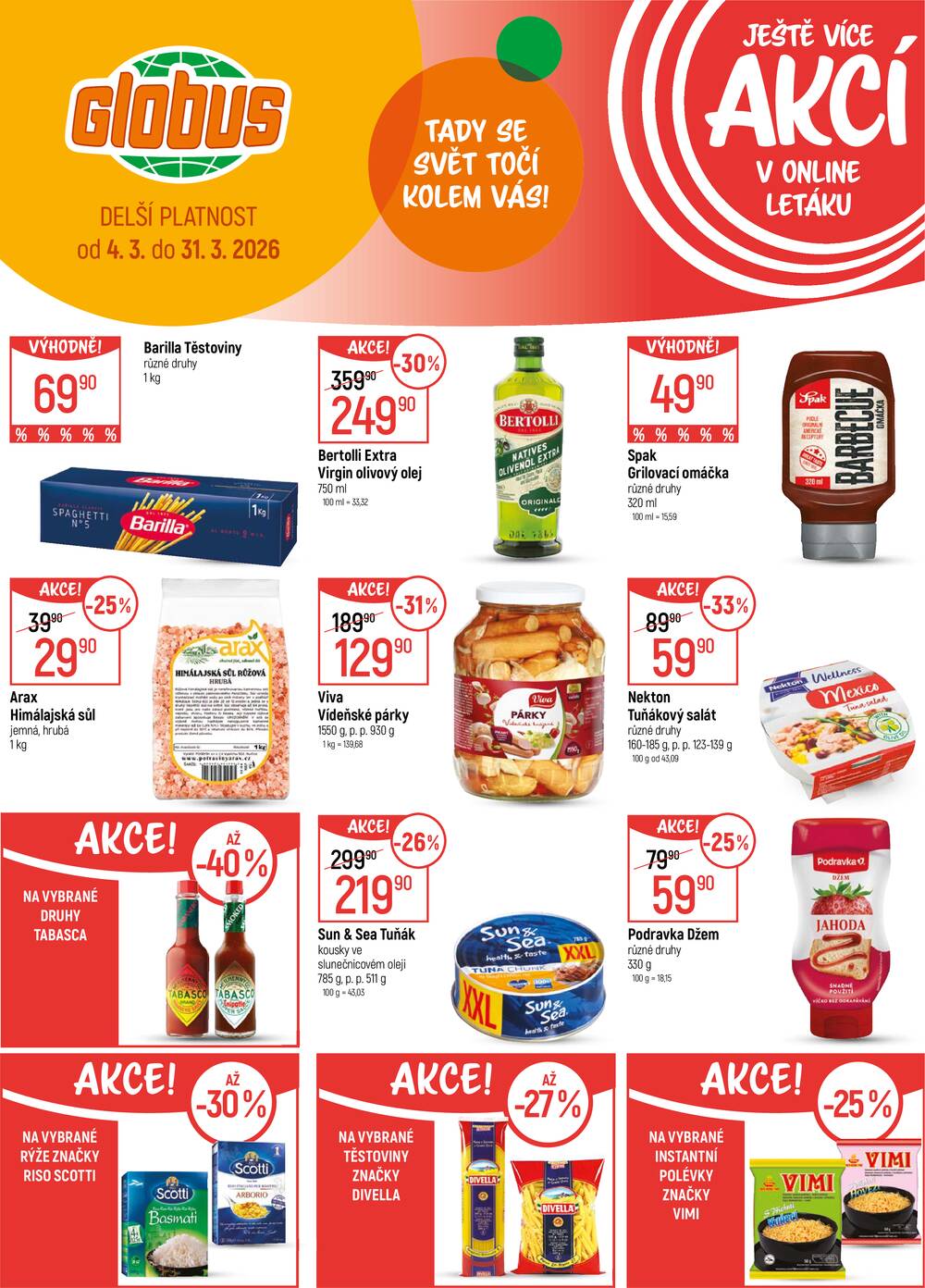 Akční leták Globus 11.3. - 17.3.2026 - Globus Liberec